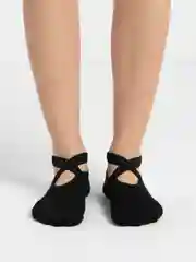 Серый носки антискользящие для йоги, пилатеса Non slip