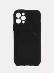 Черный чехол для iPhone "Classic", плотный силикон айфон 7/8 Plus XR 11 XS 12 Pro max 13 Pro max