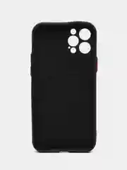 Черный чехол для iPhone "Classic", плотный силикон айфон 7/8 Plus XR 11 XS 12 Pro max 13 Pro max
