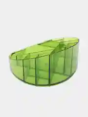 Подставка для канцелярских мелочей Attache, 12 отделений, зеленая