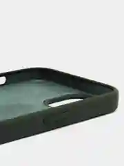 Тёмно-зелёный чехол силиконовый для iPhone 13, 13 Pro, 13 Pro Max, с закрытым низом