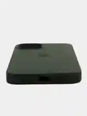 Тёмно-зелёный чехол силиконовый для iPhone 13, 13 Pro, 13 Pro Max, с закрытым низом