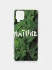 Тёмно-зелёный чехол Samsung Galaxy A12 / M12, Самсунг Галакси А12 / М12 с рисунком Игра в кальмара