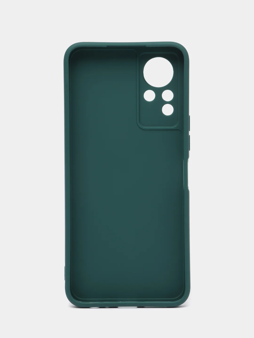 Зеленый чехол силиконовый для Infinix Note 11 (X663), Note 12 G88 (Инфиникс Нот 11, Нот 12), прозрачный