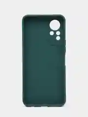 Зеленый чехол силиконовый для Infinix Note 11 (X663), Note 12 G88 (Инфиникс Нот 11, Нот 12), прозрачный