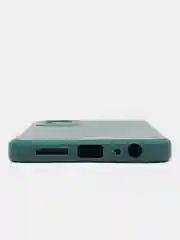Зеленый чехол силиконовый для Infinix Note 11 (X663), Note 12 G88 (Инфиникс Нот 11, Нот 12), прозрачный