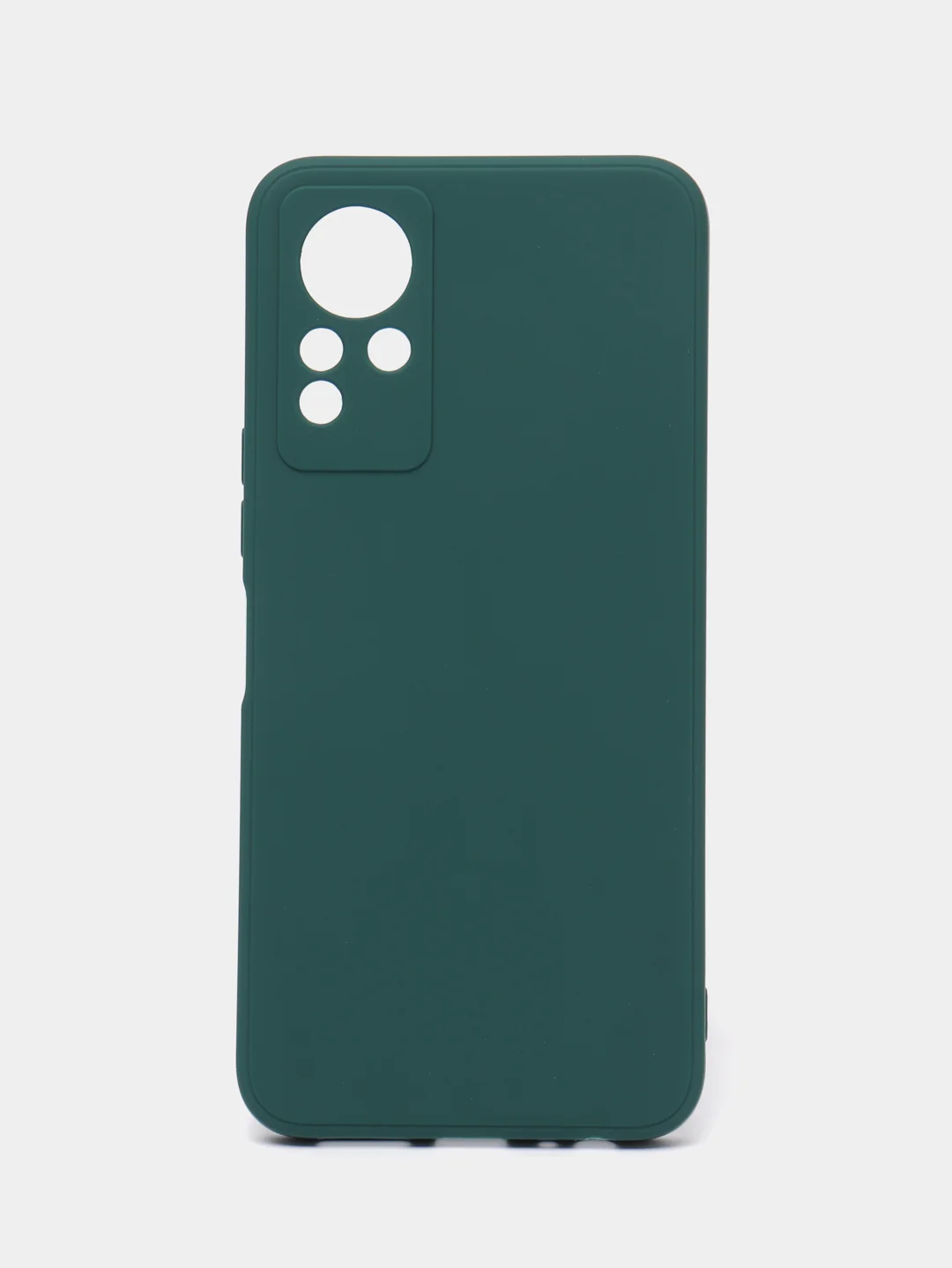Зеленый чехол силиконовый для Infinix Note 11 (X663), Note 12 G88 (Инфиникс Нот 11, Нот 12), прозрачный