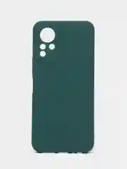Зеленый чехол силиконовый для Infinix Note 11 (X663), Note 12 G88 (Инфиникс Нот 11, Нот 12), прозрачный