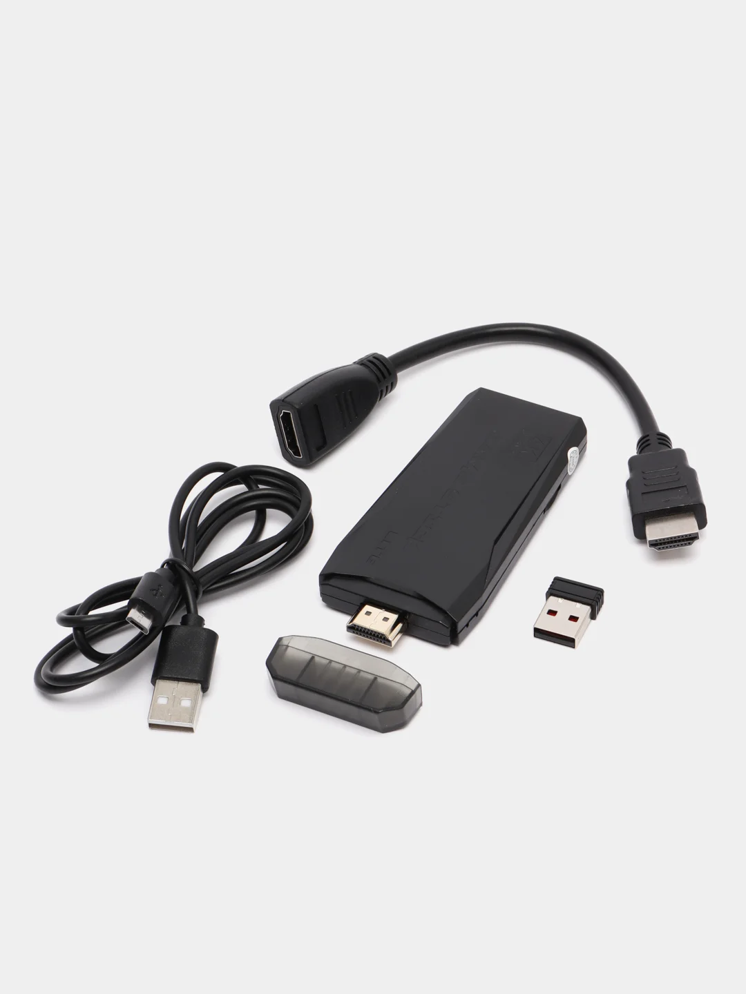 Черный игровая приставка Game Stick Lite 64 Gb, для ТВ, 4k Ultra HD, 2 геймпада, 10000 игр