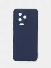 Синий силиконовый чехол Infinix NOTE 12 PRO 4G NOTE 12 2023 (Инфиникс Ноут 12 Про), прозрачный