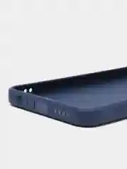 Синий силиконовый чехол Infinix NOTE 12 PRO 4G NOTE 12 2023 (Инфиникс Ноут 12 Про), прозрачный