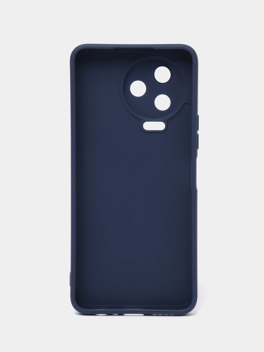 Синий силиконовый чехол Infinix NOTE 12 PRO 4G NOTE 12 2023 (Инфиникс Ноут 12 Про), прозрачный