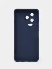 Синий силиконовый чехол Infinix NOTE 12 PRO 4G NOTE 12 2023 (Инфиникс Ноут 12 Про), прозрачный