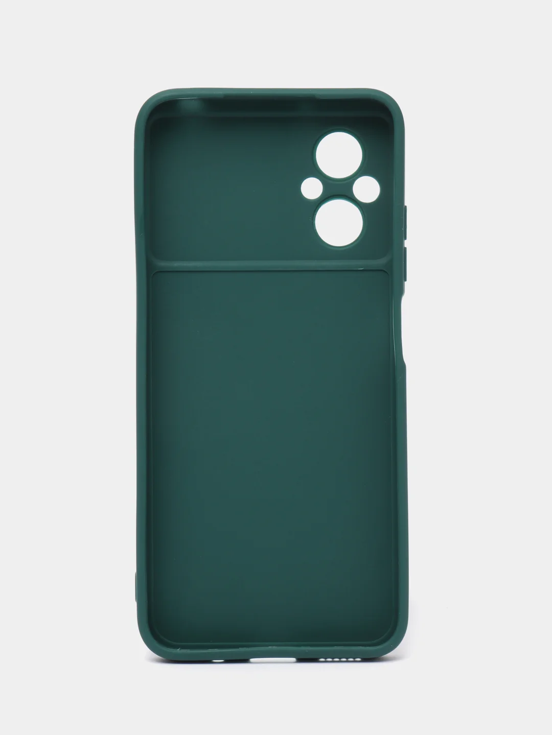 Зеленый силиконовый чехол для Xiaomi POCO M5 4G / M4 5G (Поко М5 4Г / М4 5 Джи), прозрачный