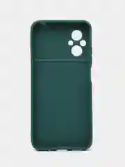Зеленый силиконовый чехол для Xiaomi POCO M5 4G / M4 5G (Поко М5 4Г / М4 5 Джи), прозрачный