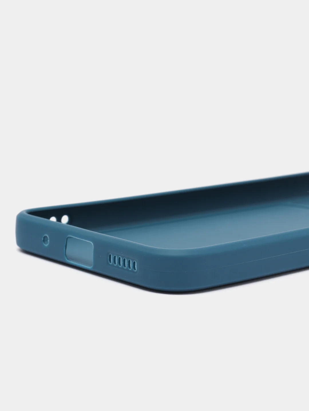 Синий силиконовый чехол для Xiaomi POCO M5 4G / M4 5G (Поко М5 4Г / М4 5 Джи), прозрачный
