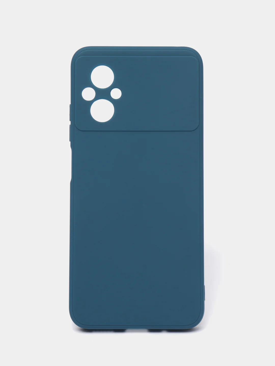 Синий силиконовый чехол для Xiaomi POCO M5 4G / M4 5G (Поко М5 4Г / М4 5 Джи), прозрачный