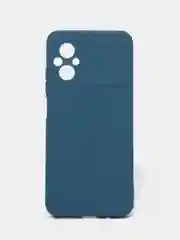 Синий силиконовый чехол для Xiaomi POCO M5 4G / M4 5G (Поко М5 4Г / М4 5 Джи), прозрачный