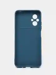 Синий силиконовый чехол для Xiaomi POCO M5 4G / M4 5G (Поко М5 4Г / М4 5 Джи), прозрачный