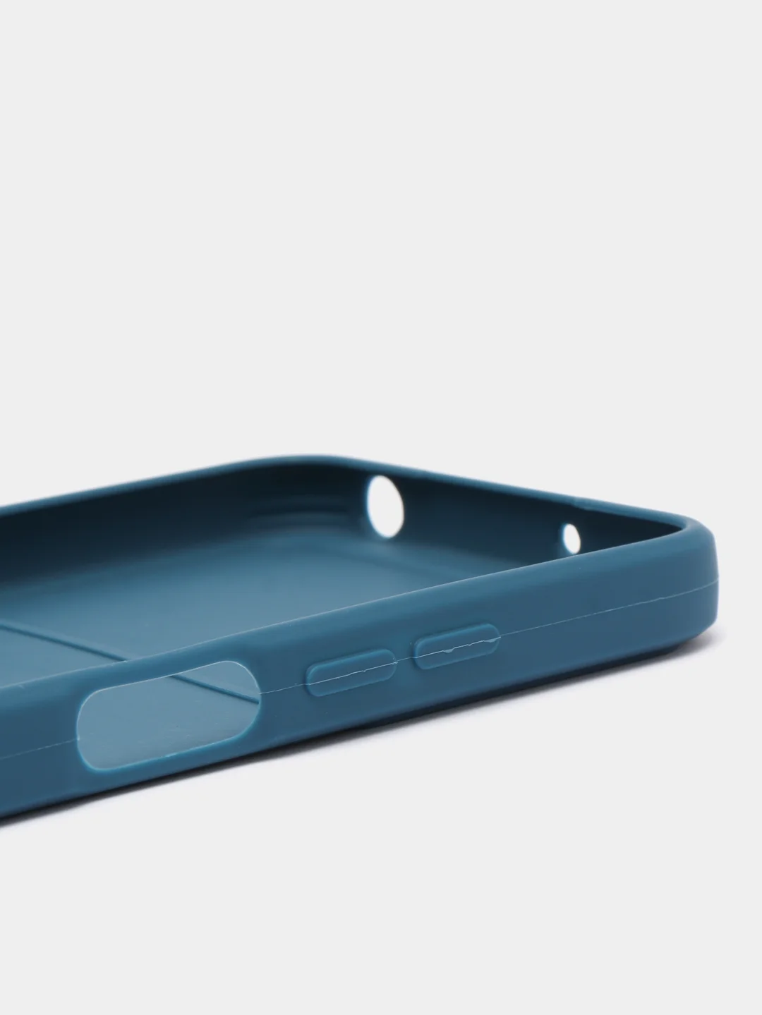Синий силиконовый чехол для Xiaomi POCO M5 4G / M4 5G (Поко М5 4Г / М4 5 Джи), прозрачный