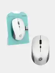 Белый мышь беспроводная Oklick 565MW Glossy, USB
