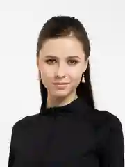 Розовый серьги "Утята"