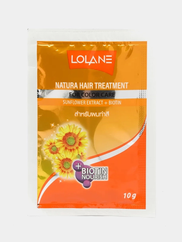 Тайская маска для окрашенных волос с экстрактом семян подсолнечника Lolane Natura