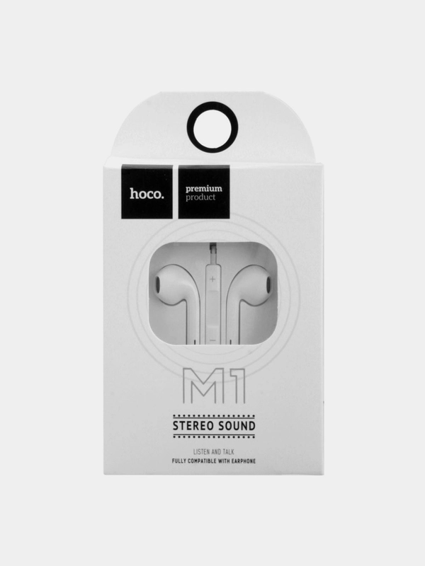 Наушники проводные hoco M1 Original Jack 3.5mm с микрофоном, 120 см