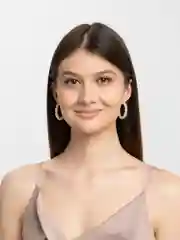 Серьги кольца жемчужные