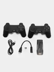 Черный игровая приставка Game Stick Lite 64 Gb, для ТВ, 4k Ultra HD, 2 геймпада, 10000 игр