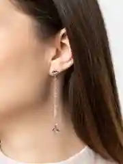 Серьги женские Асимметричные в виде зонтика, облака