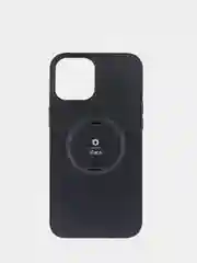 Черный чехол iPhone 12 / 12 Pro, 12 Pro Max  силиконовый, магнитный, с кольцом