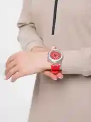 Красный часы женские наручные
