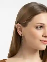 Черный серьги кресты двойные,серьги женские, мужские  из нержавеющей стали бижутерия, 1 шт