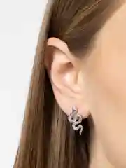 Серьги Змеи фактурные