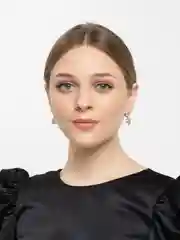 Бежевый серьги