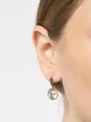 Бежевый серьги