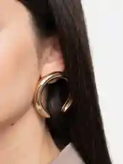 Серьги в форме полумесяца, классические, офисные, праздничные, стильные