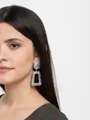 Серебряный серьги женские бижутерия длинные