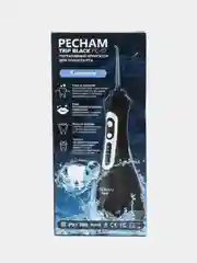 Ирригатор для полости рта PECHAM Trip Black, портативный, 5 насадок, 200 мл, 3 режима