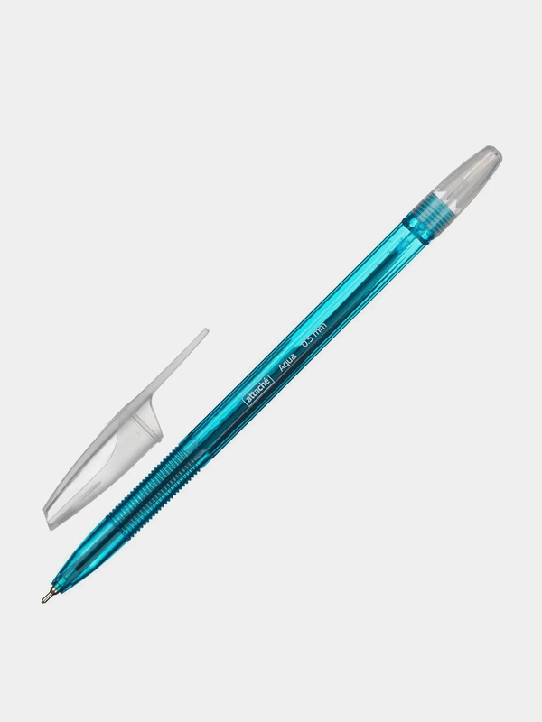 Ручка шариковая Attache Aqua, маслян, синий стержень 1 шт