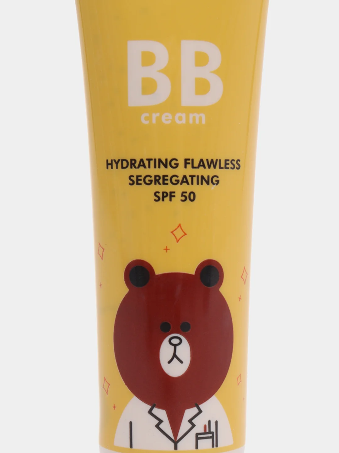 Желтый bb-крем для лица Anna Rose SPF 50, увлажняющий, светло-бежевый, 30 мл