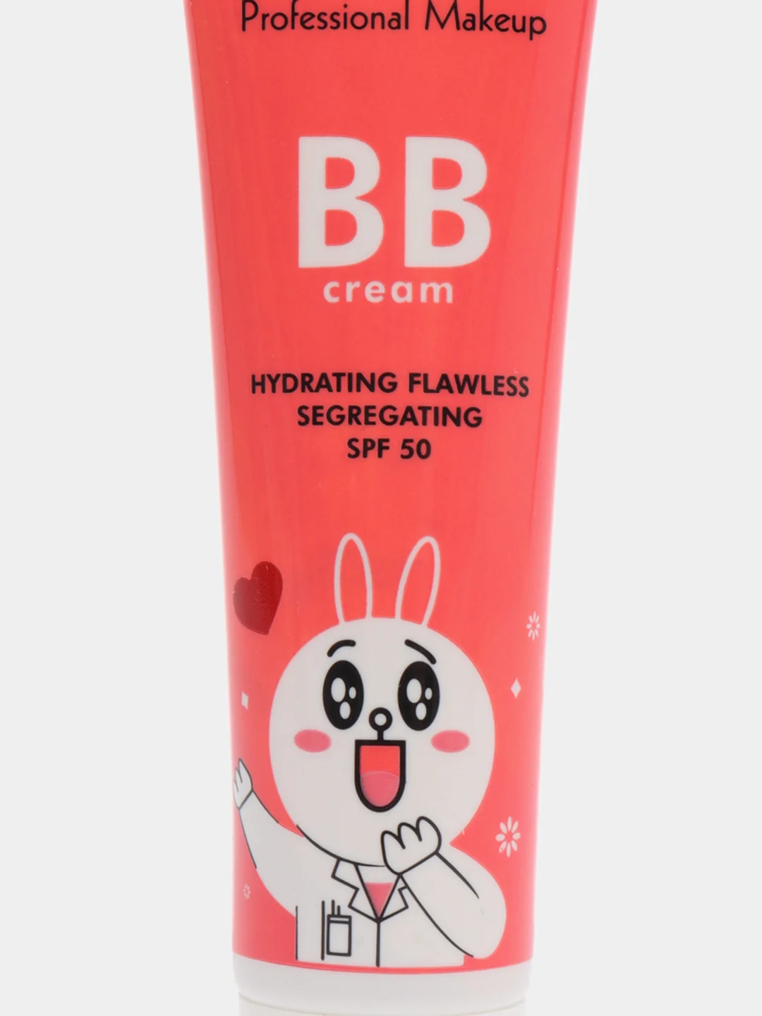 Красный bb-крем для лица Anna Rose SPF 50, увлажняющий, светло-бежевый, 30 мл