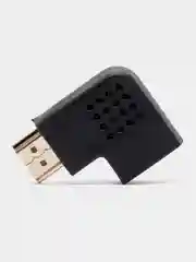 Бежевый переходник HDMI-HDMI угловой