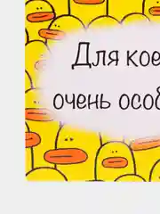 Открытка на день рождения "Для кое-кого особенного", с утками в крафт конверте