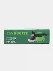 Полировальная машина FAVOURITE PM 1700, 1700 Вт, диск 180 мм, 600-3000 об/мин, М14
