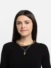 Золотой цепочка на шею с подвеской змея на Новый год