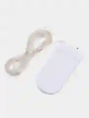 Белый светодиодная гибкая гирлянда 2-3 м на батарейках и USB, 20-30 диодов