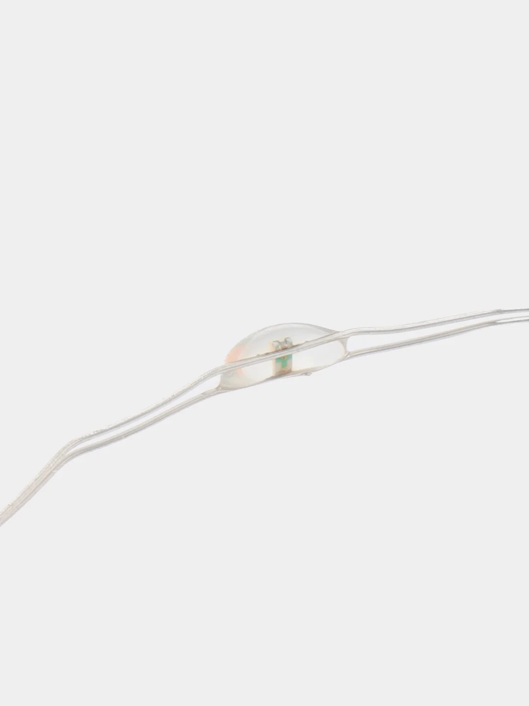 Прозрачный светодиодная гибкая гирлянда 2-3 м на батарейках и USB, 20-30 диодов