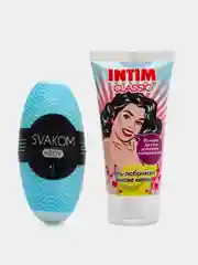 Набор из яйца-мастурбатора Svakom Hedy и лубриканта Intim classic, 50 г сваком интим